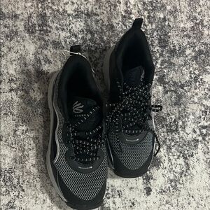 Under Armour Black and Gray Athletic Shoes